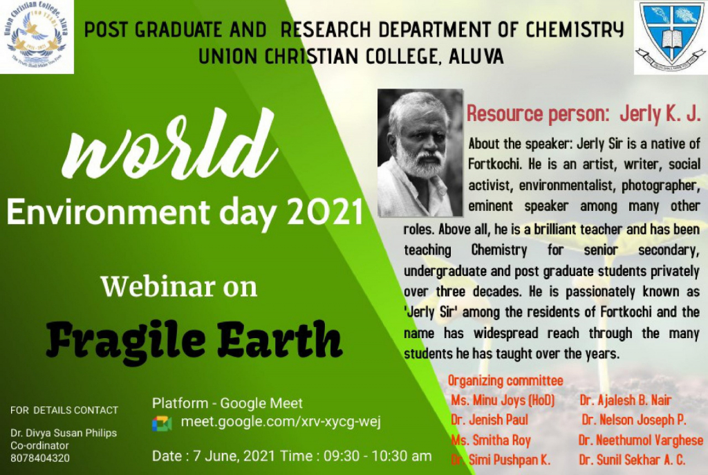 Webinar – Fragile Earth
