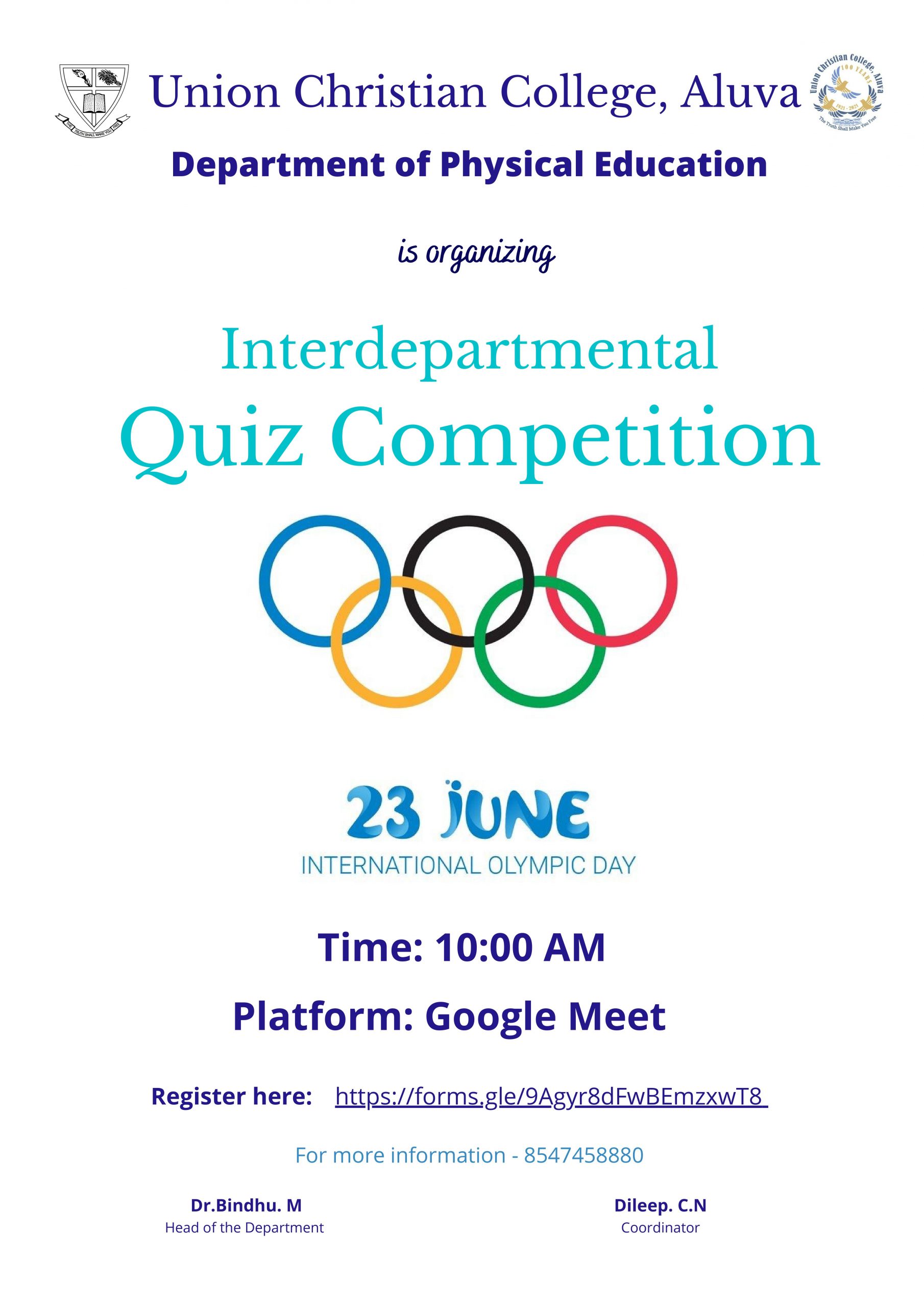 Inter Departmental Quiz Competetion