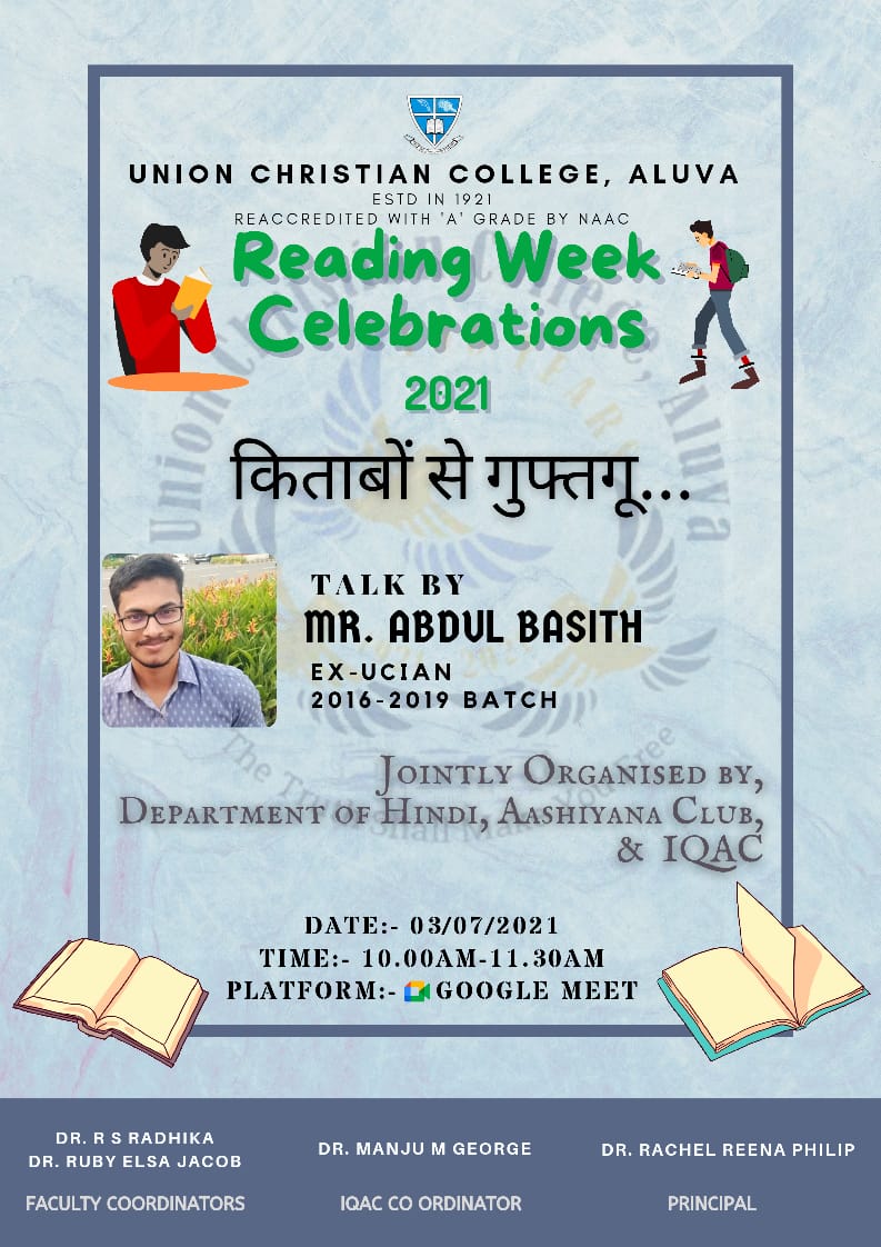 Reading week Celebrations