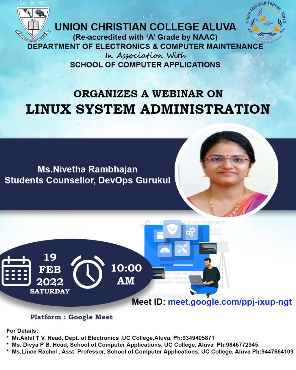 webinar on “Linux System Administration”