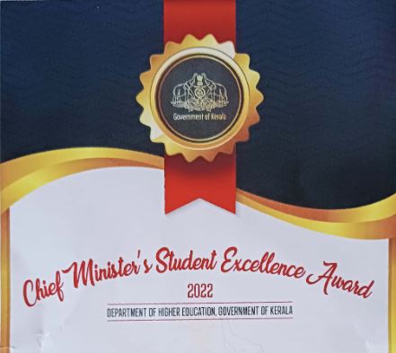 Chief Minister’s Student Excellence Award
