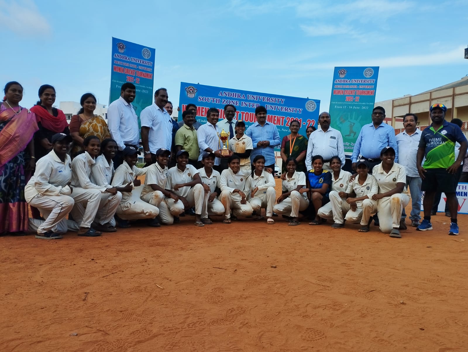 MG University women cricket team secures second position in the South Zone Inter University Championship