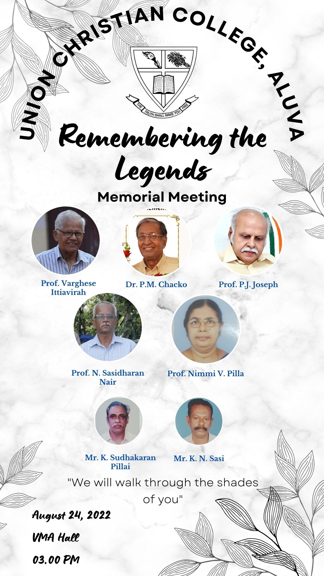 Remembering the Legends