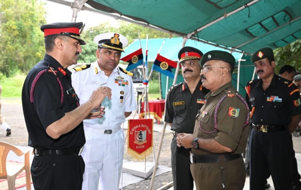 Guard of Honor to the Additional Director General, NCC.