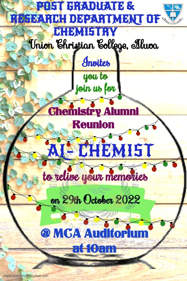 Alumni Reunion – Dept. of Chemistry