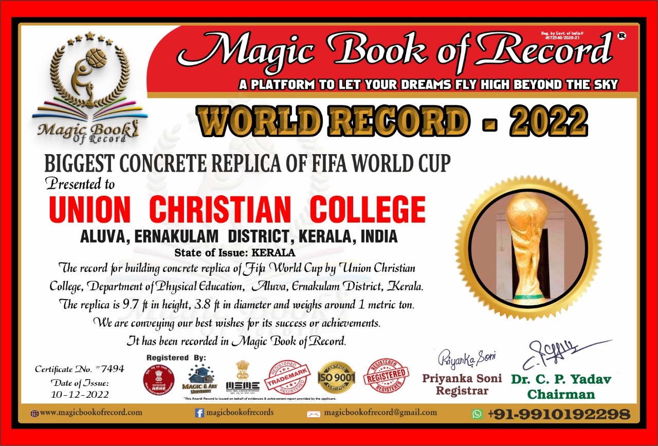 UC College enters the Magic Book of Record.