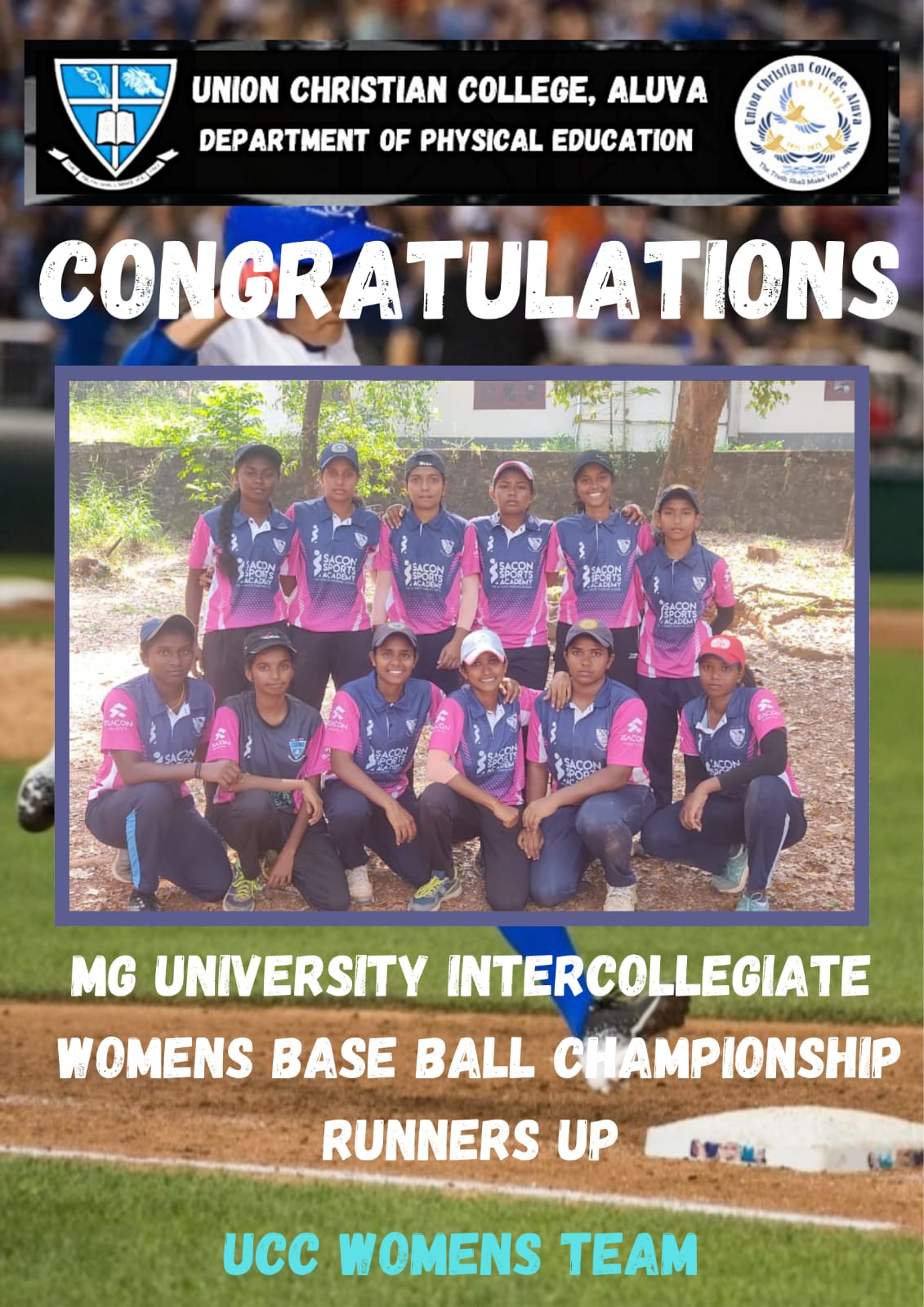 Congratulations to UCC Baseball team