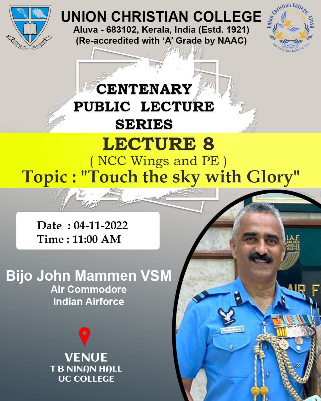 Centenary Public Lecture Series – Lecture 8