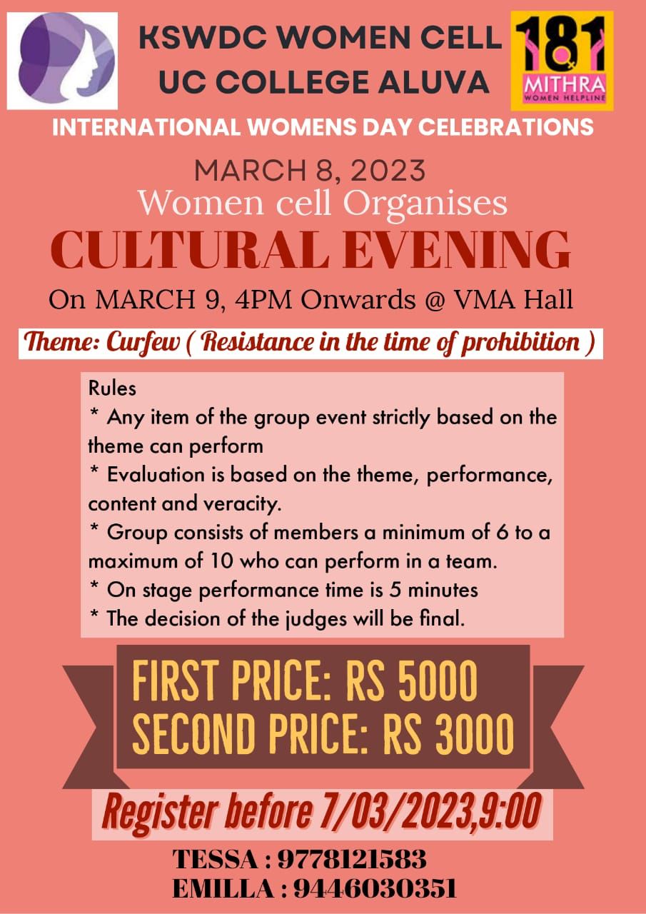 International Women’s Day Celebrations – Cultural Programs