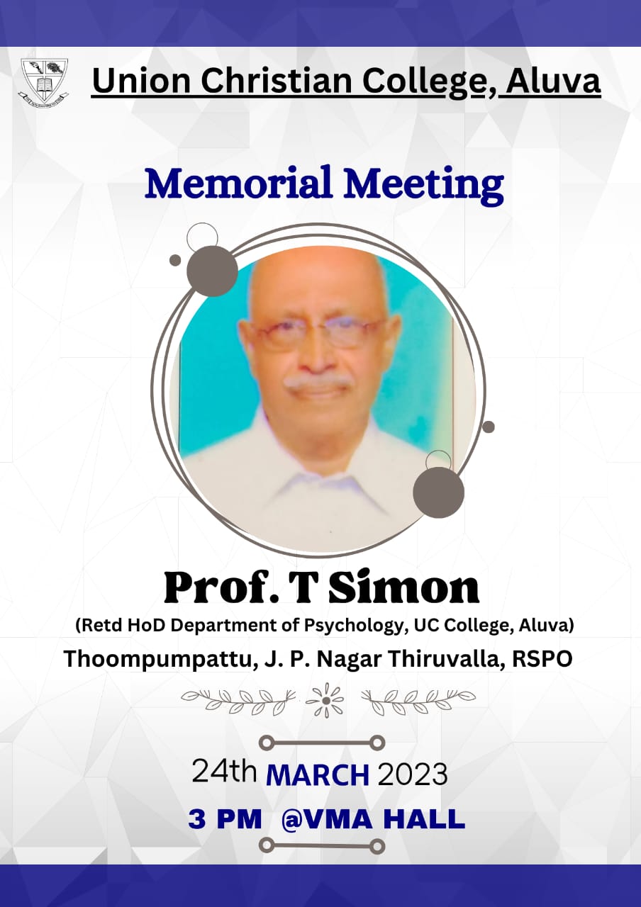 Memorial Meeting