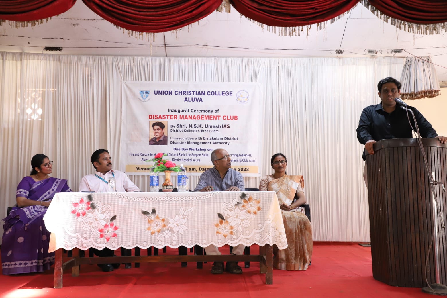 യൂ.സി. കോളേജ് ഡിസാസ്റ്റർ മാനേജ്മെന്റ ക്ലബ് ഉദ്ഘാടനം ചെയ്തു.