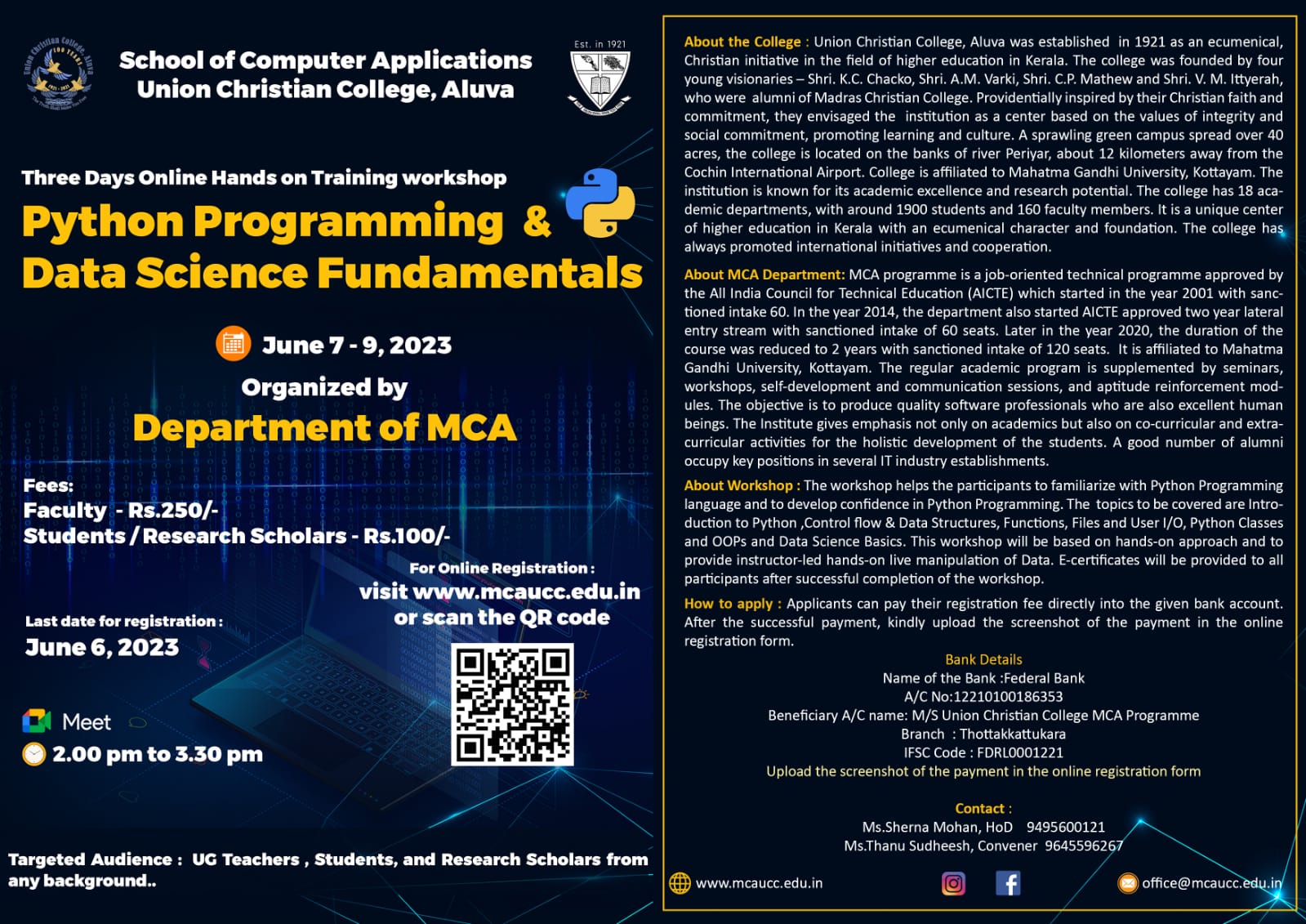Python Programming and Database Fundamentals