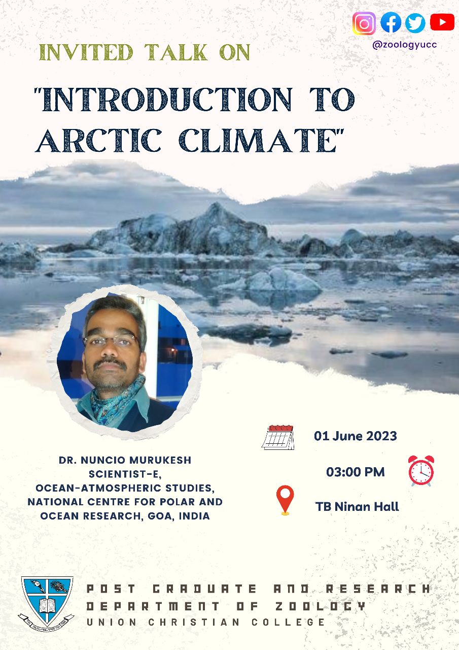 Invited Talk on “Introduction to Arctic Climate”.