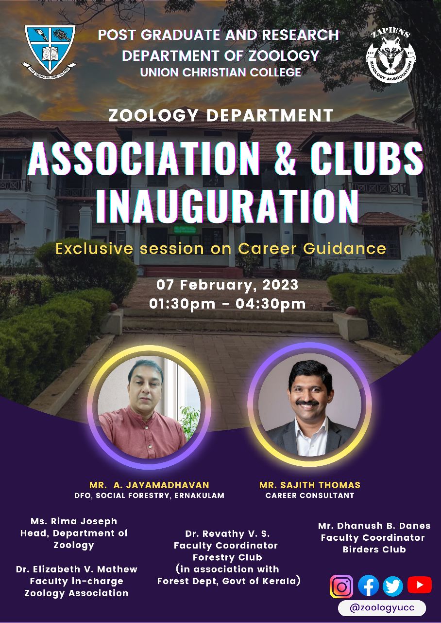 Zoology Association and Clubs Inauguration