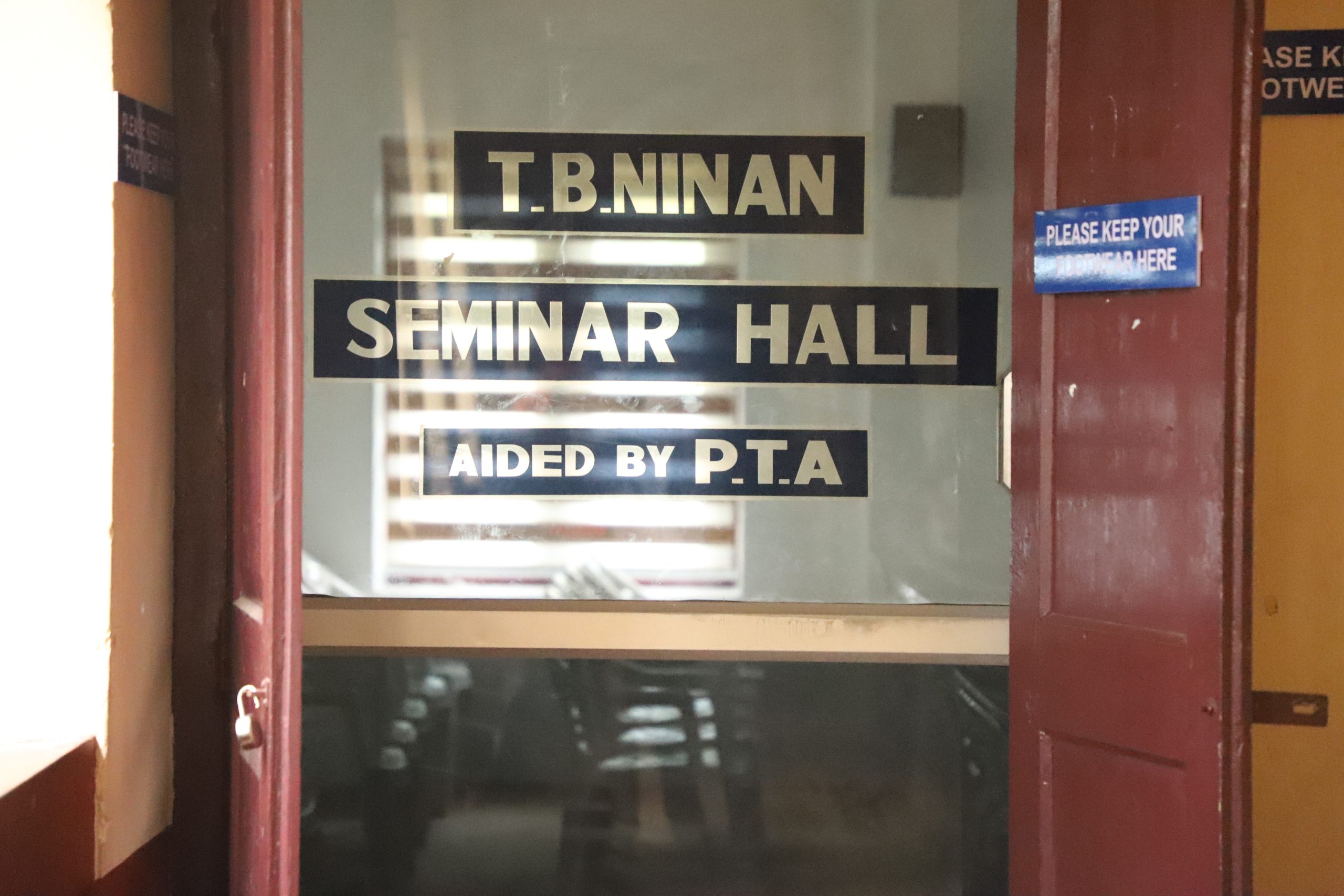 Dedication of the renovated T.B. Ninan Hall