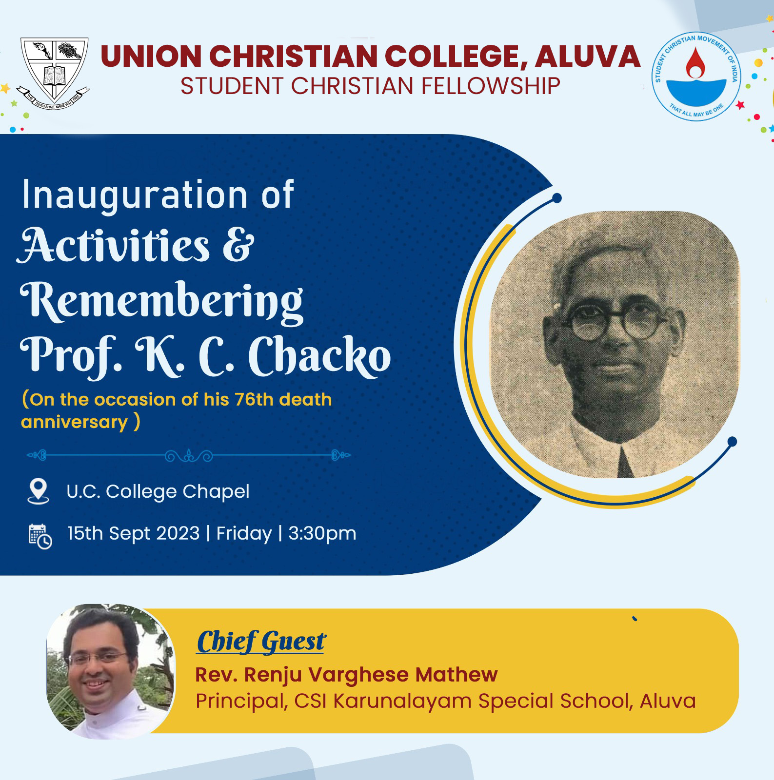 Inauguration of SCF Activities