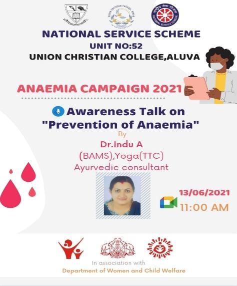 AWARENESS TALK ON PREVENTION OF ANAEMIA