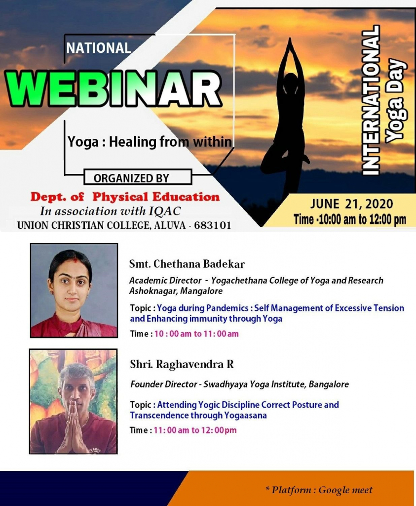 NATIONAL WEBINAR – YOGA HEALING FROM WITHIN