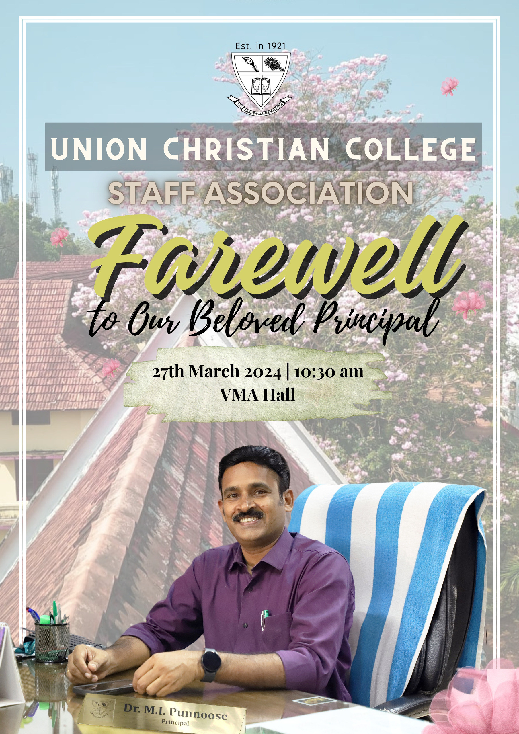Farewell to our beloved Principal
