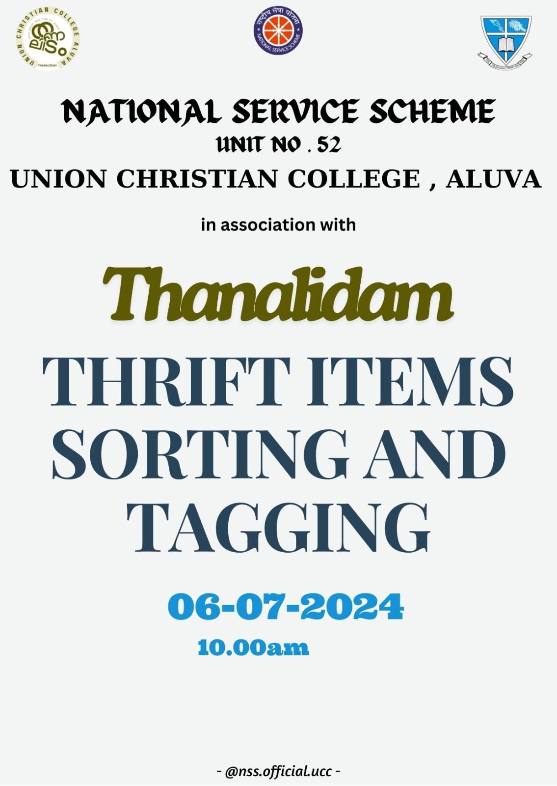 Thrift items sorting and tagging