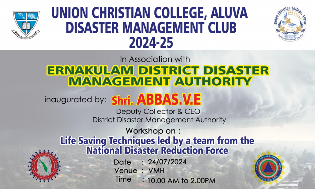 Workshop on Life Saving Techniques – Disaster Management Club