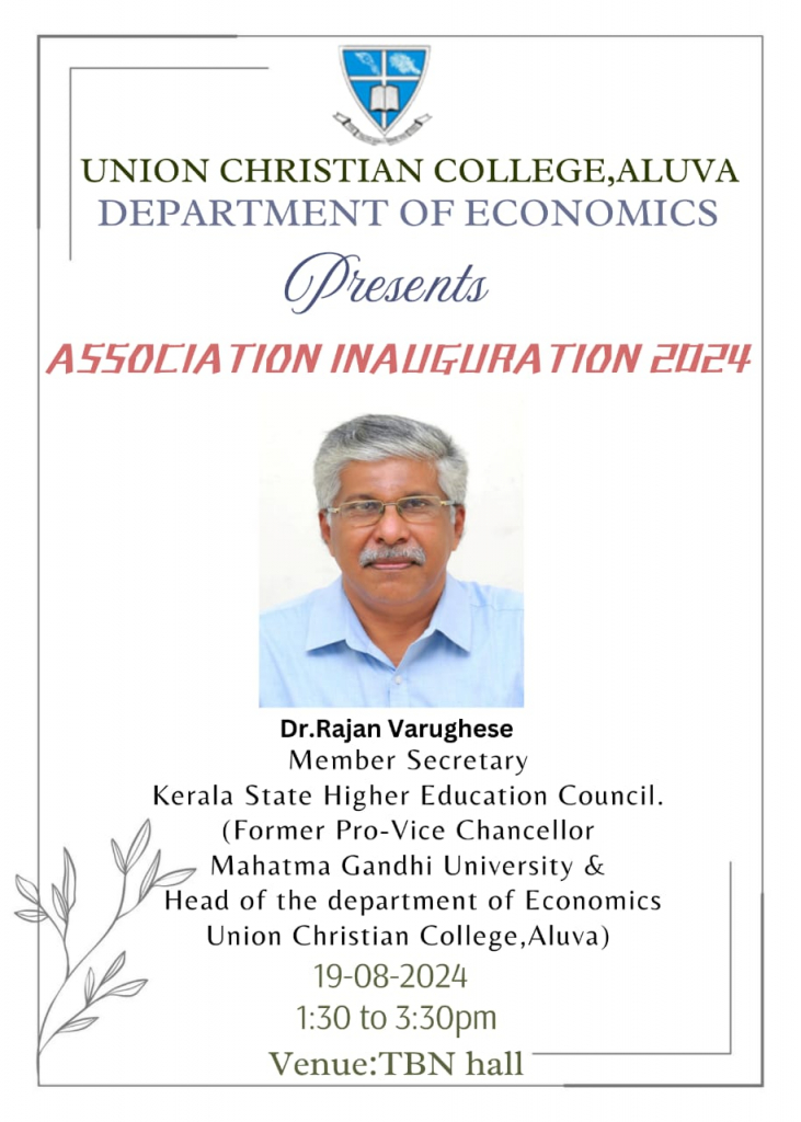 Economics Association Inauguration