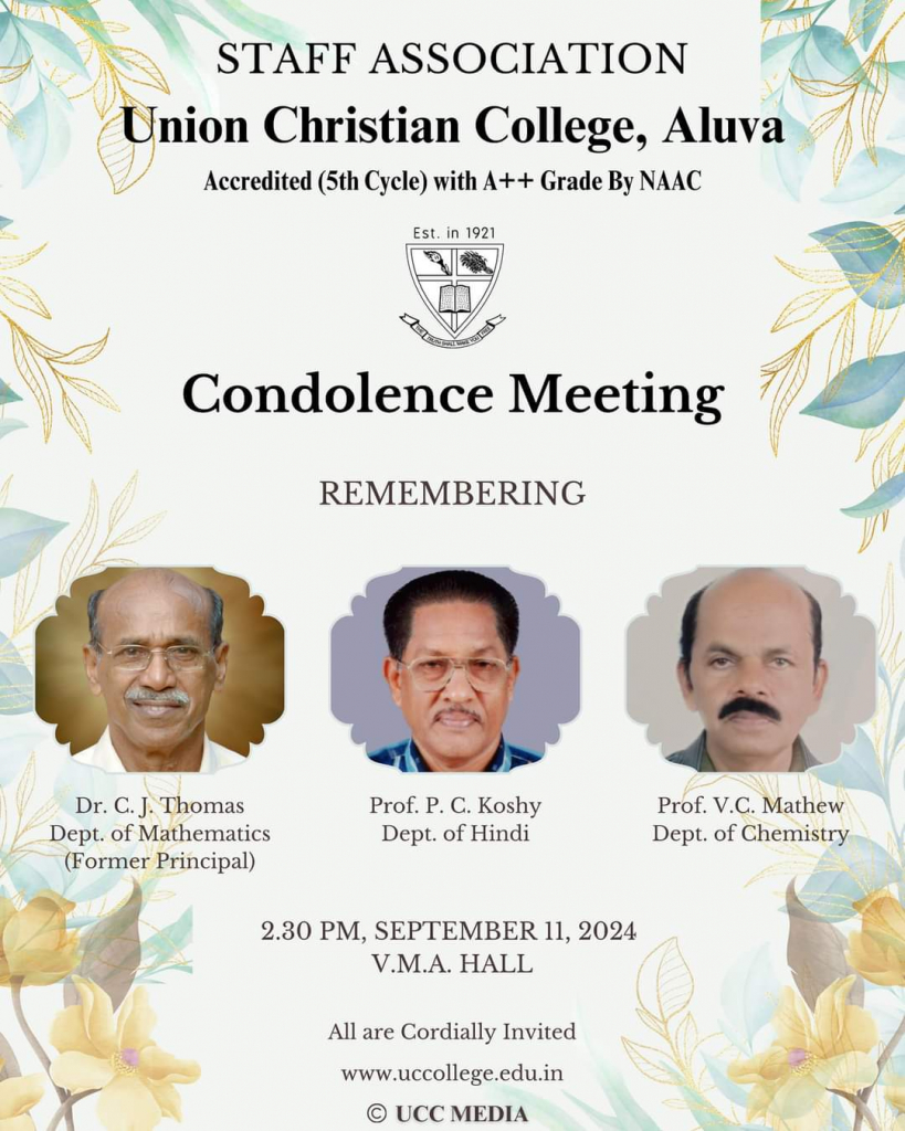 Condolence Meeting