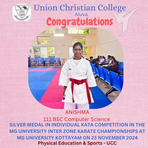 Congratulations to Anishma