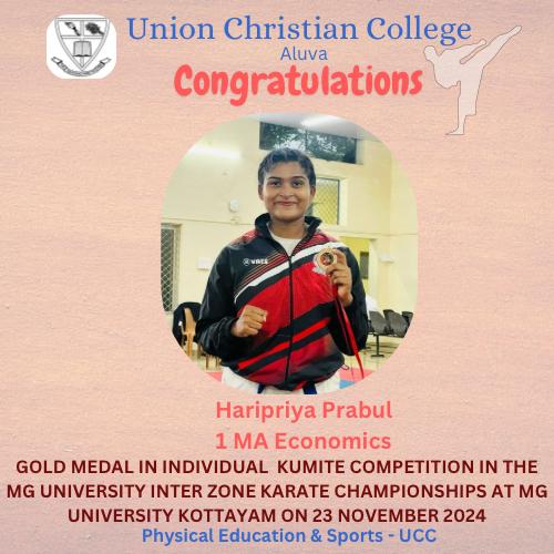 Congratulations to Haripriya