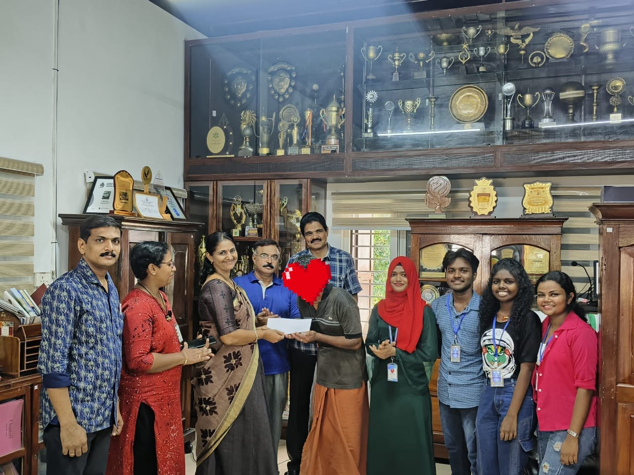 Cheque handover