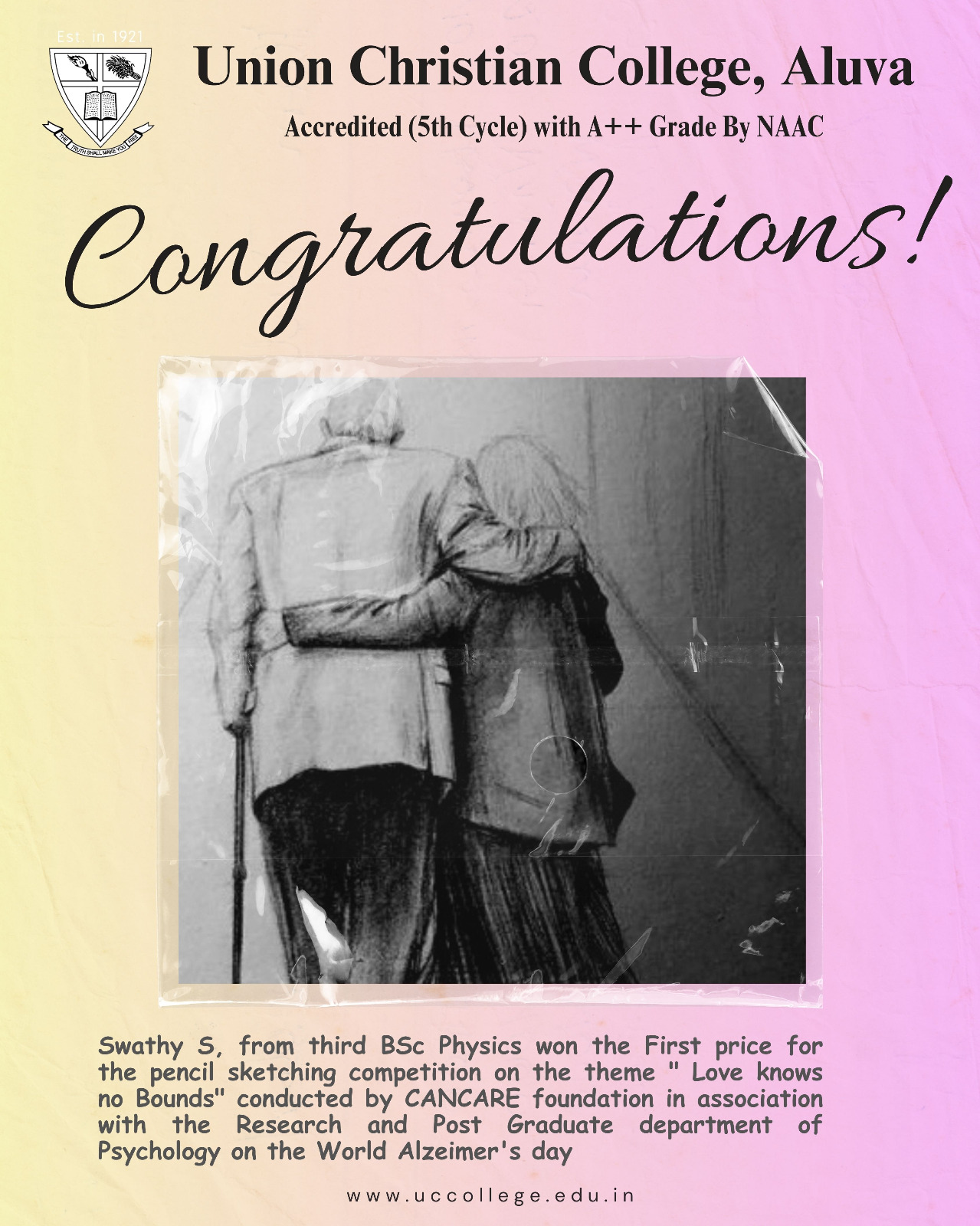 Congratulations to Swathy S.