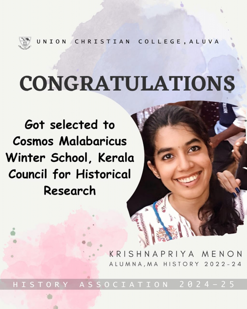 Congratulations to Krishnapriya Menon