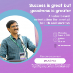 Value Based orientation for mental health and success