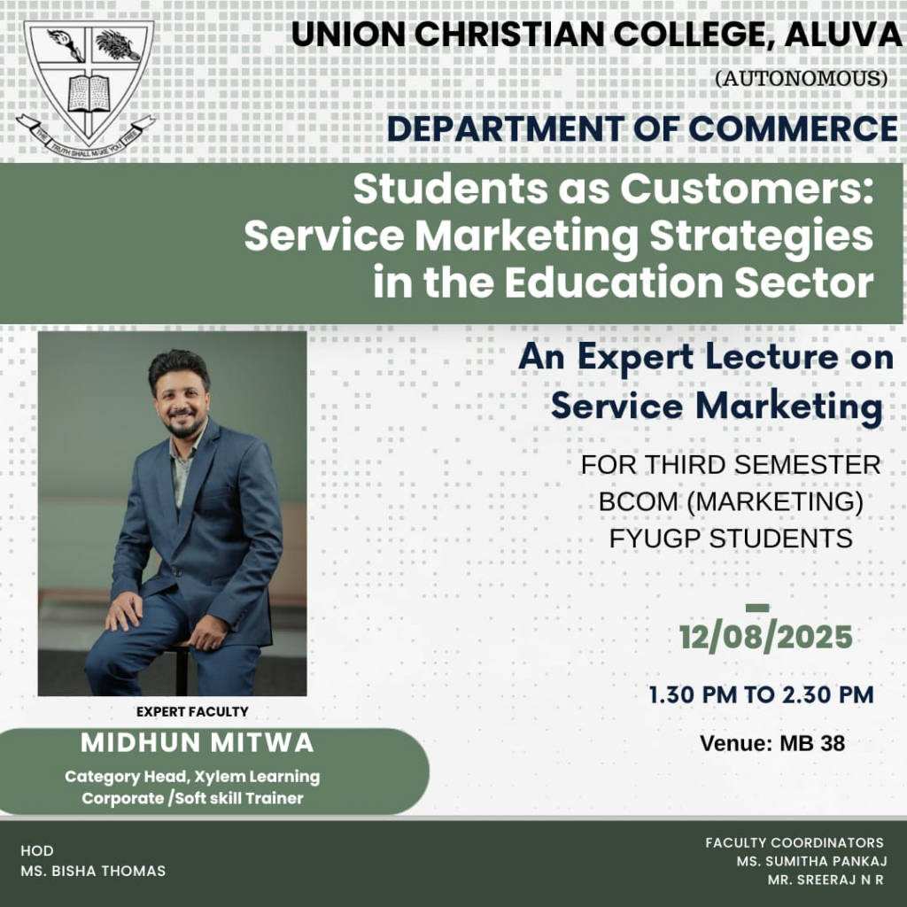 Expert Lecture on Servie Marketing
