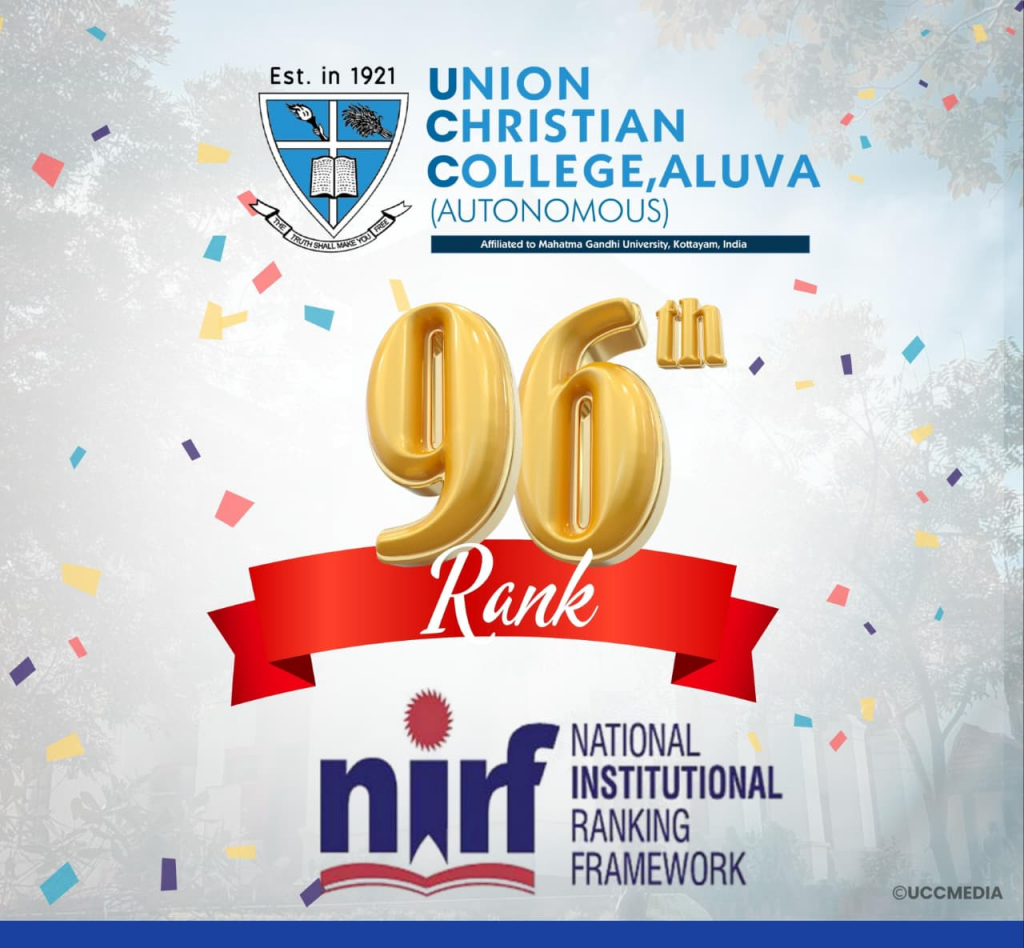 Union Christian College Secures 96th Position in NIRF Ranking 2025