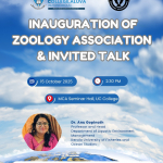 Inauguration of Zoology Association and Invited Talk