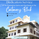 Dedication service of the examination Centre and clas rooms at the Centenary Block
