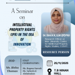 Seminar on Intellectual Property Rights in the era of Innovation