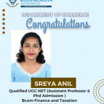 Congratulations to Sreya Anil