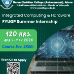 Internship Programme – Department of Computer Science