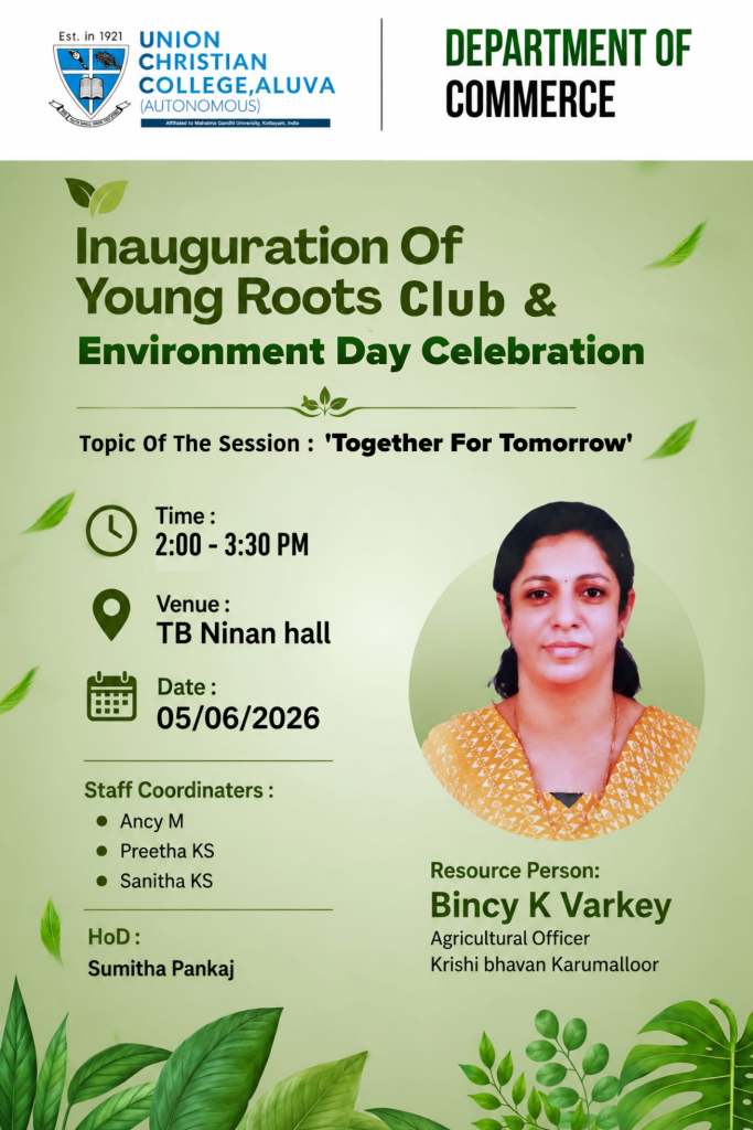 Inauguration of Young Roots Club and Environment Day Celebration