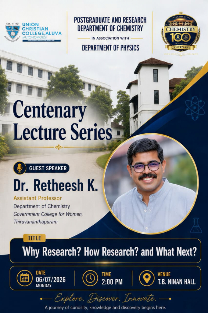 Centenary Lecture Series