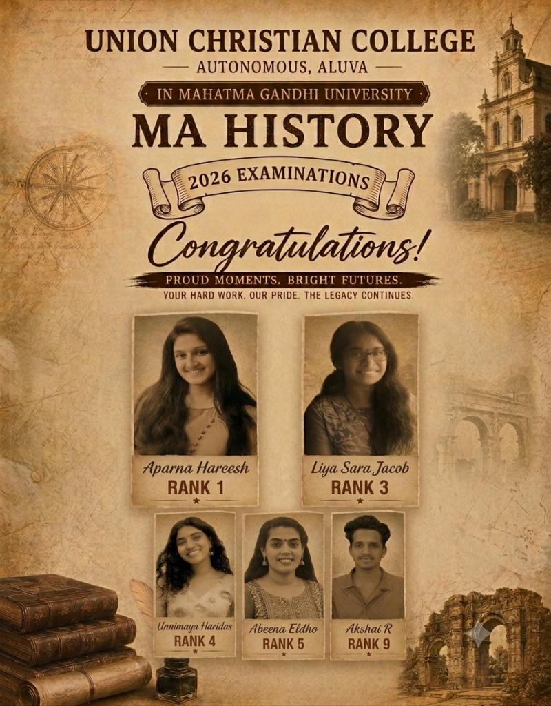 Congratulations to the Rank Holders