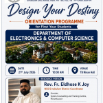 Orientation for the first year students