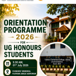 Orientation Programme for UG Honours Students