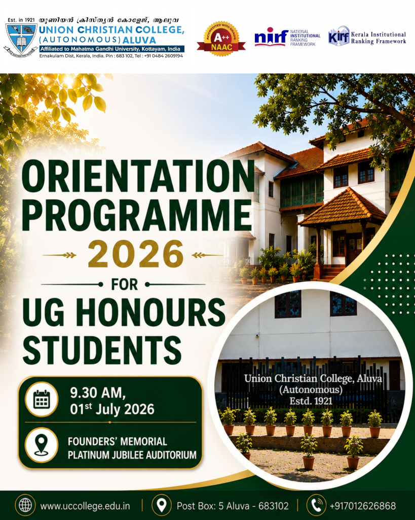 Orientation Programme for UG Honours Students