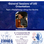 Orientation for UG Students – General Session