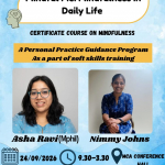 Certificate Course on Mindfulness