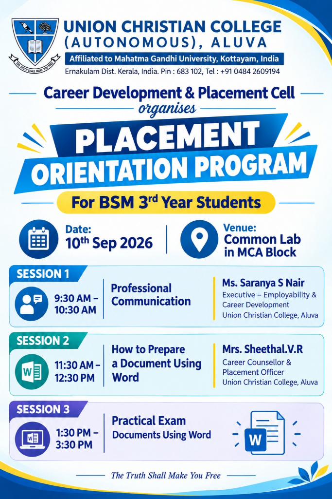 Placement Orientation Programme