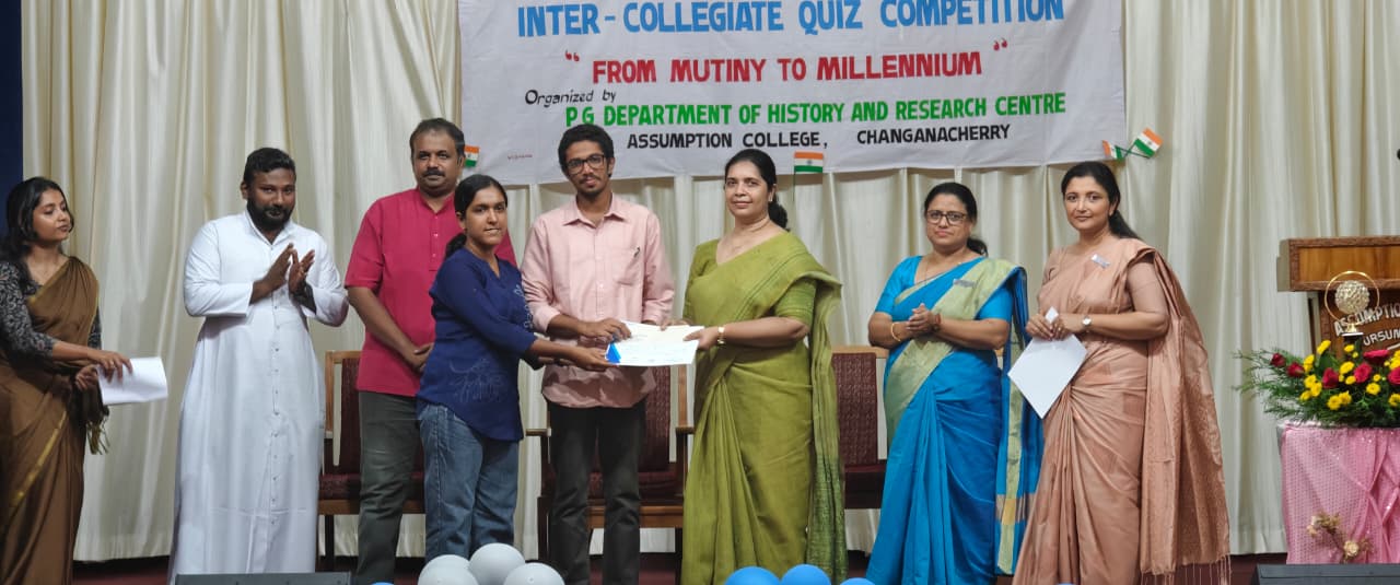 Congratulations to Ms. Revathy M. S., I and Mr. Anugrah V. K.